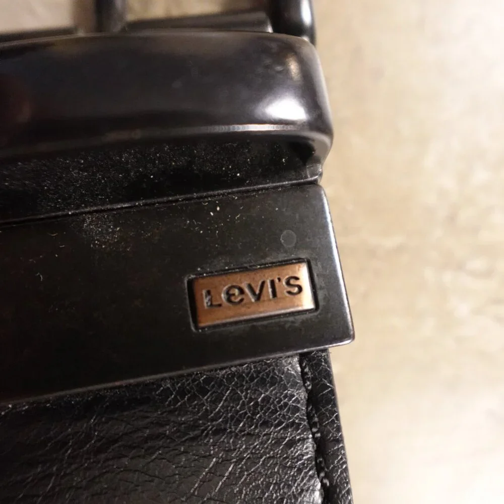 Levi’s Black Leather Belt‎ Men's Size 50-52